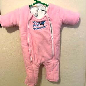 Baby Merlin’s Magic Sleepsuit Pink